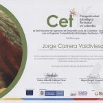 Certificado de asistencia al curso de sensibilidad en Desarrollo Económico Local, Abril de 2019